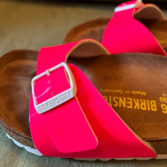 Birkenstock Women’s Vegan Madrid Neon Pink - Picture 9 of 9